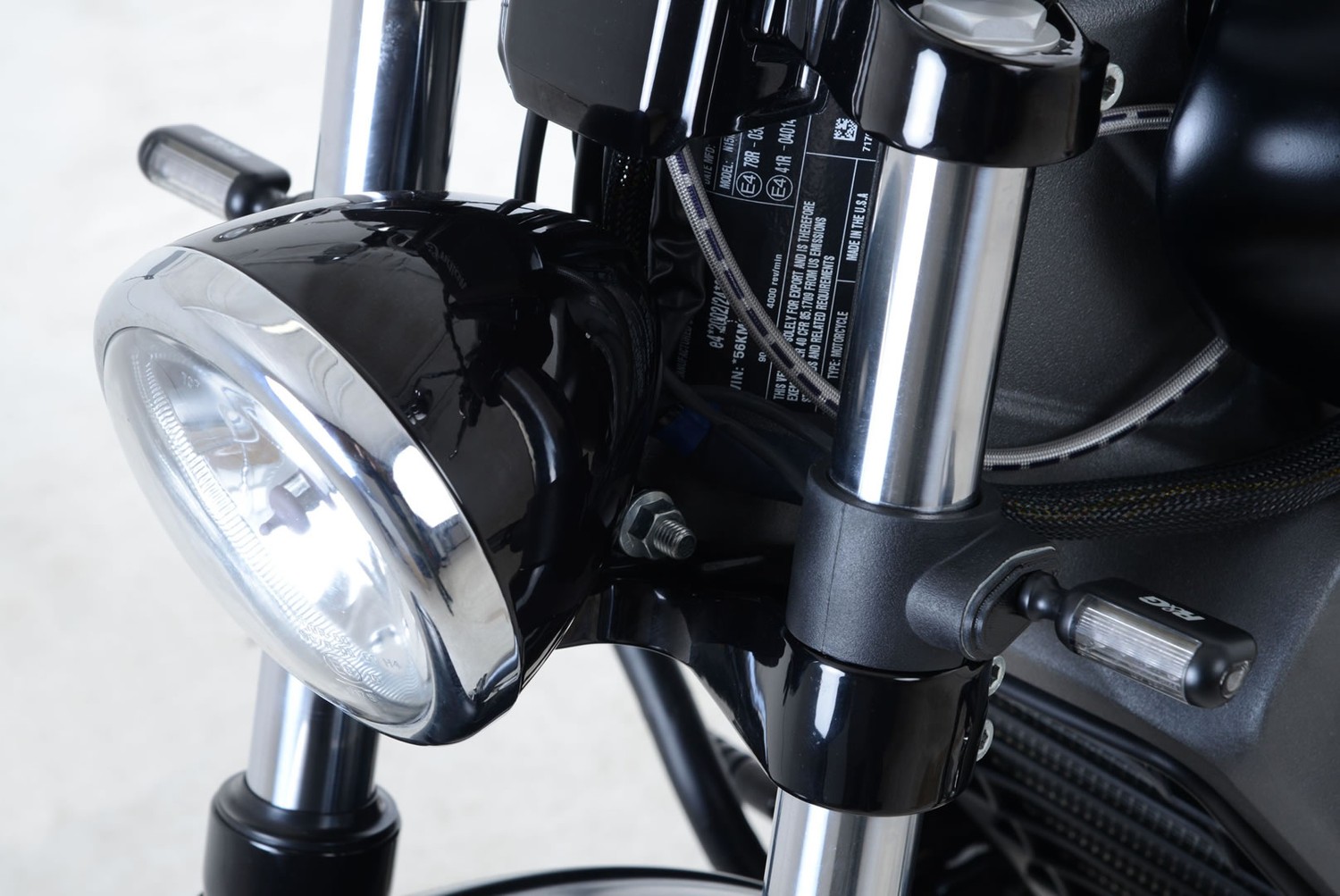 R&G Racing Front Indicator Adapters (Use with Micro Indicators) for the Indian Scout/Scout Bobber/Scout Sixty '15-'22 R&G Racing Front Indicator Adapters (Use with Micro Indicators) for the Indian Scout/Scout Bobber/Scout Sixty '15-'22